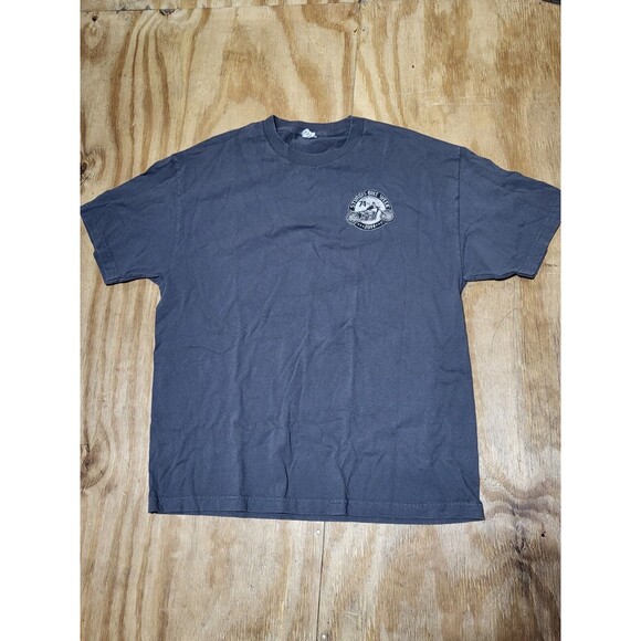 Sturgis Bike Week 2014 74th Anniversary Mens XL Gray Shirt Motorcycle @k2 - Picture 2 of 8